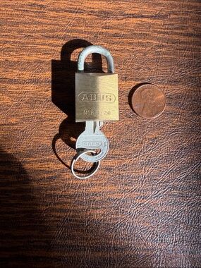 Abus Padlock works great!